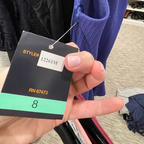 Just Taylor Blue Dress - Picture 4 of 5